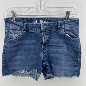 FIL Women's Denim Shorts Size 9 Cut Off Blue